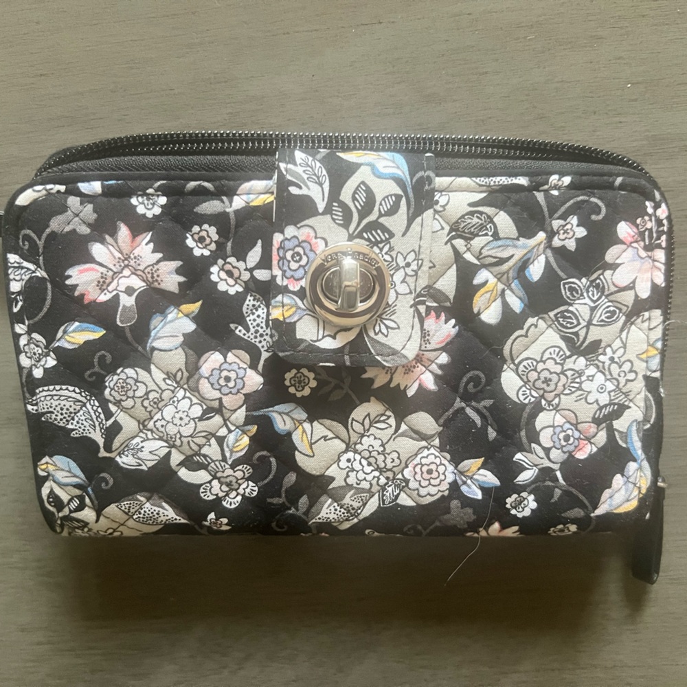 Vera Bradley turn lock wallet